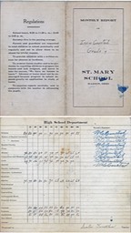 OE_87-St Mary Grade Card 1928